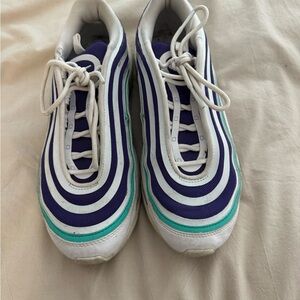 Vintage Nike Purple and White Sneakers